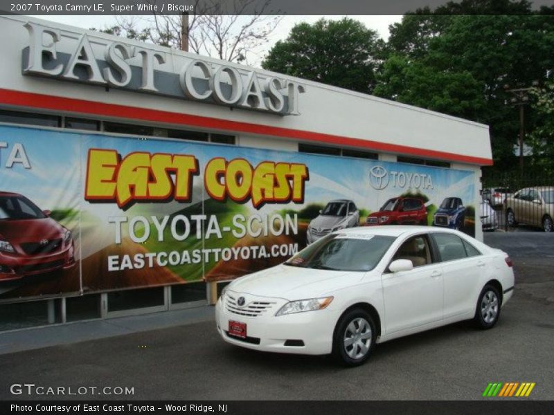 Super White / Bisque 2007 Toyota Camry LE