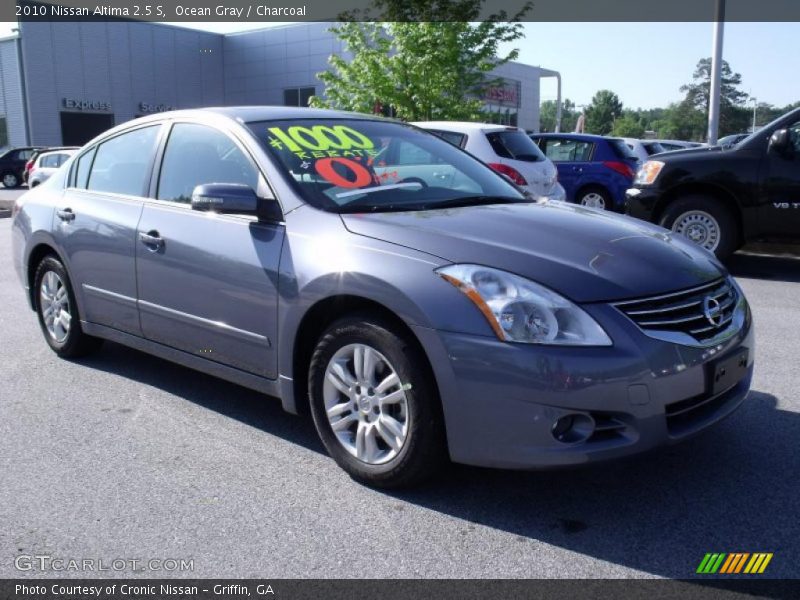 Ocean Gray / Charcoal 2010 Nissan Altima 2.5 S