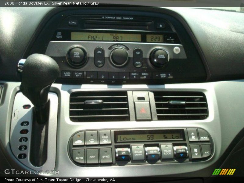 Silver Pearl Metallic / Gray 2008 Honda Odyssey EX