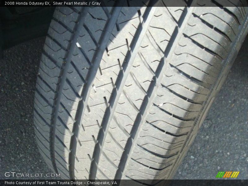Silver Pearl Metallic / Gray 2008 Honda Odyssey EX