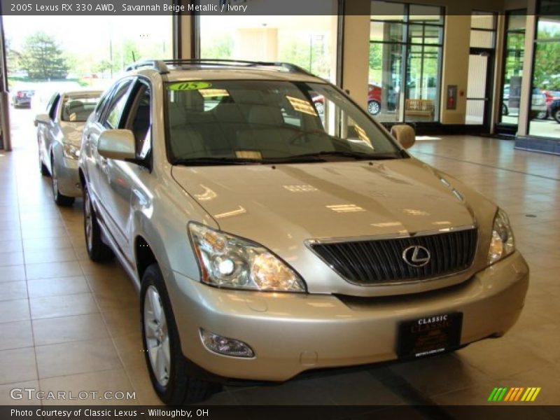 Savannah Beige Metallic / Ivory 2005 Lexus RX 330 AWD
