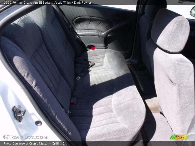 Arctic White / Dark Pewter 1999 Pontiac Grand Am SE Sedan