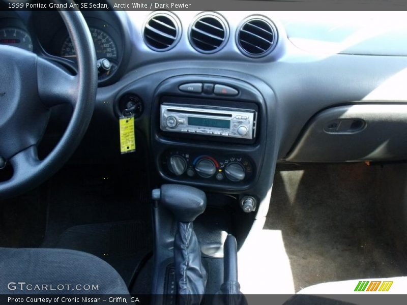 Arctic White / Dark Pewter 1999 Pontiac Grand Am SE Sedan
