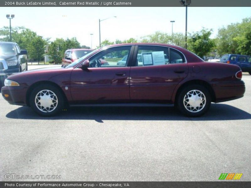 Cabernet Red Metallic / Light Cashmere 2004 Buick LeSabre Limited