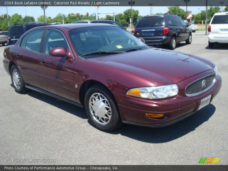 Cabernet Red Metallic / Light Cashmere 2004 Buick LeSabre Limited