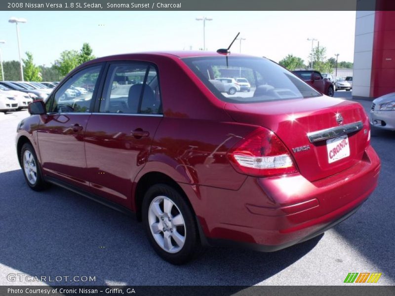 Sonoma Sunset / Charcoal 2008 Nissan Versa 1.8 SL Sedan