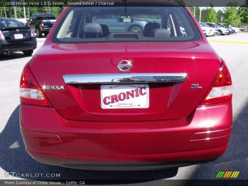 Sonoma Sunset / Charcoal 2008 Nissan Versa 1.8 SL Sedan
