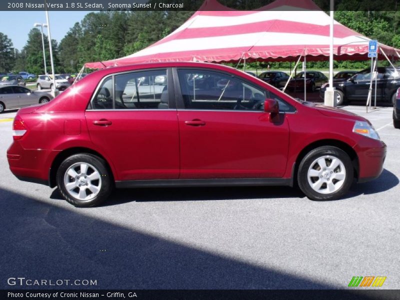 Sonoma Sunset / Charcoal 2008 Nissan Versa 1.8 SL Sedan