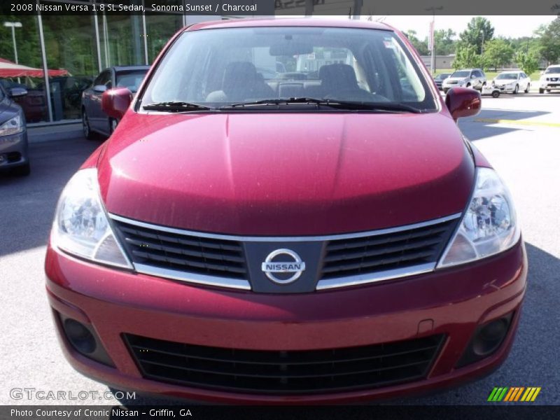 Sonoma Sunset / Charcoal 2008 Nissan Versa 1.8 SL Sedan