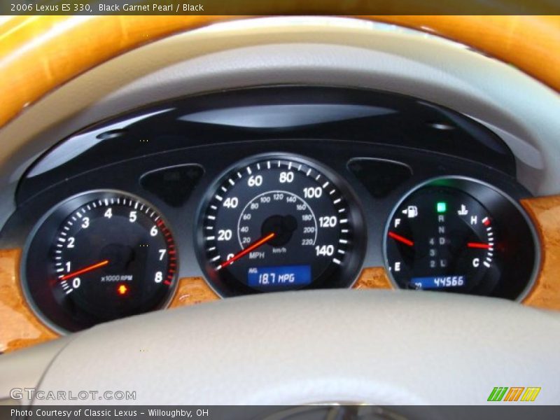 Black Garnet Pearl / Black 2006 Lexus ES 330