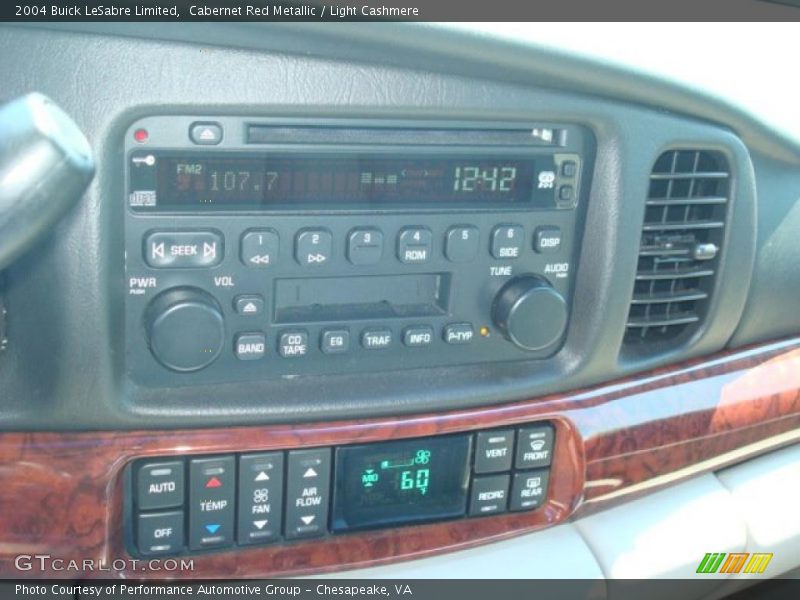Cabernet Red Metallic / Light Cashmere 2004 Buick LeSabre Limited