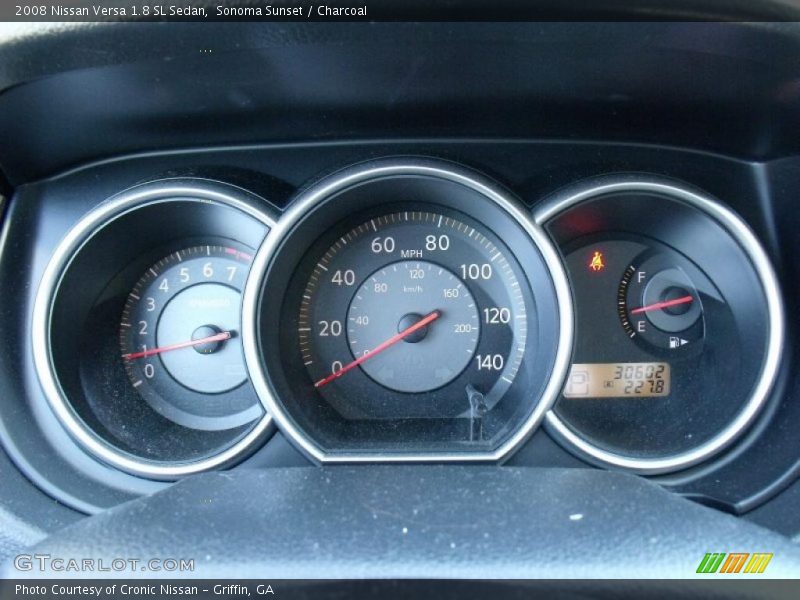 Sonoma Sunset / Charcoal 2008 Nissan Versa 1.8 SL Sedan
