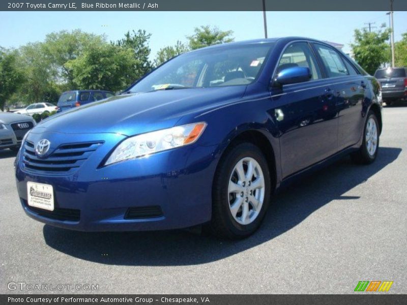 Blue Ribbon Metallic / Ash 2007 Toyota Camry LE