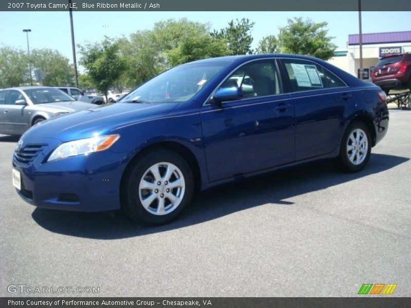 Blue Ribbon Metallic / Ash 2007 Toyota Camry LE