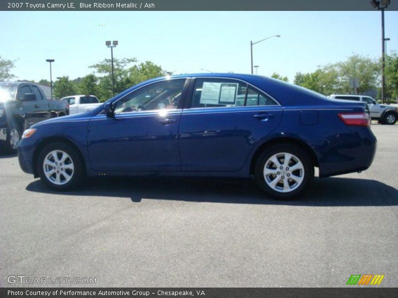 Blue Ribbon Metallic / Ash 2007 Toyota Camry LE