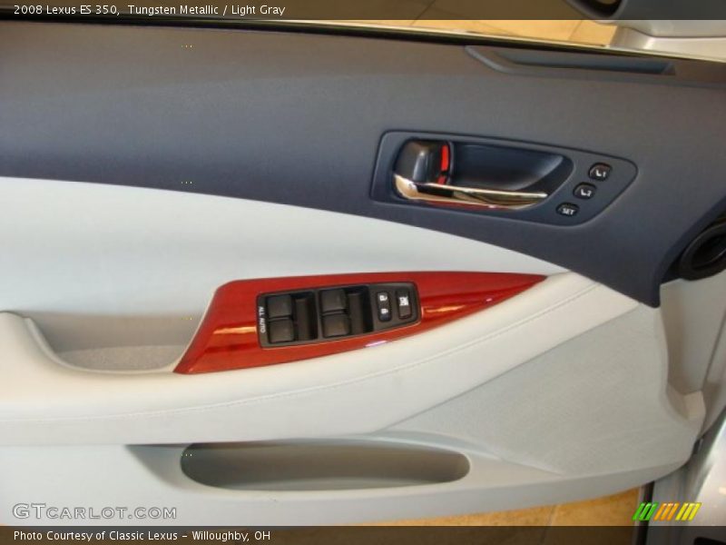 Tungsten Metallic / Light Gray 2008 Lexus ES 350