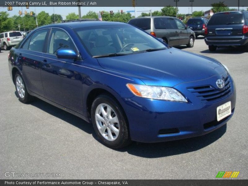 Blue Ribbon Metallic / Ash 2007 Toyota Camry LE