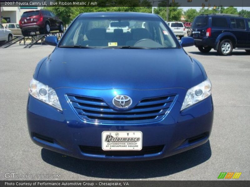 Blue Ribbon Metallic / Ash 2007 Toyota Camry LE