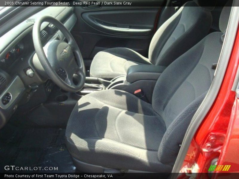 Deep Red Pearl / Dark Slate Gray 2005 Chrysler Sebring Touring Sedan