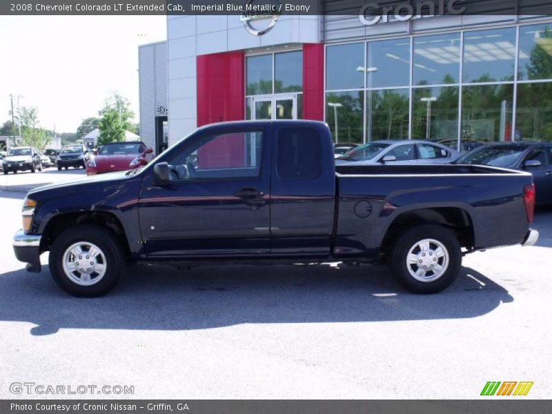 Imperial Blue Metallic / Ebony 2008 Chevrolet Colorado LT Extended Cab