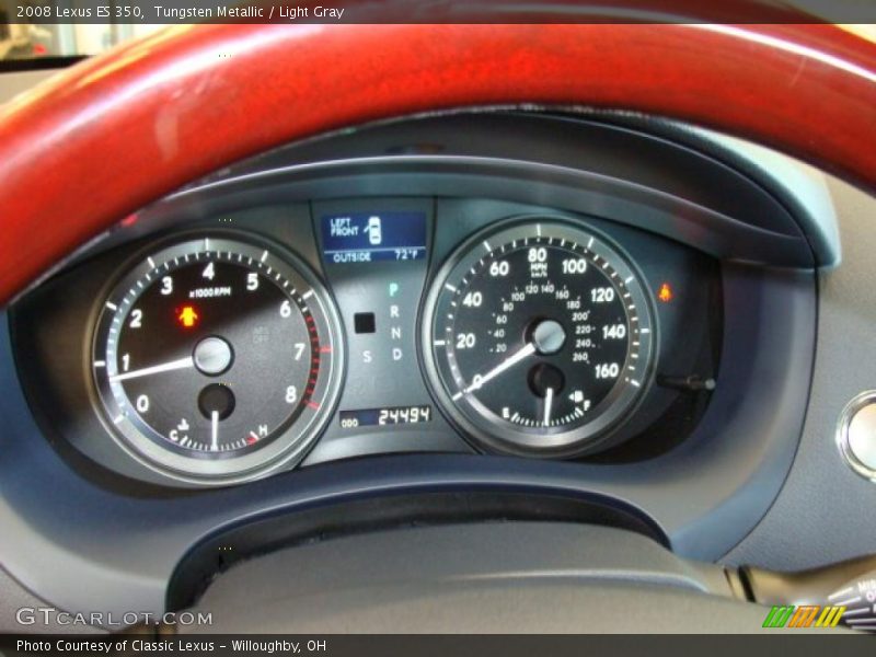 Tungsten Metallic / Light Gray 2008 Lexus ES 350