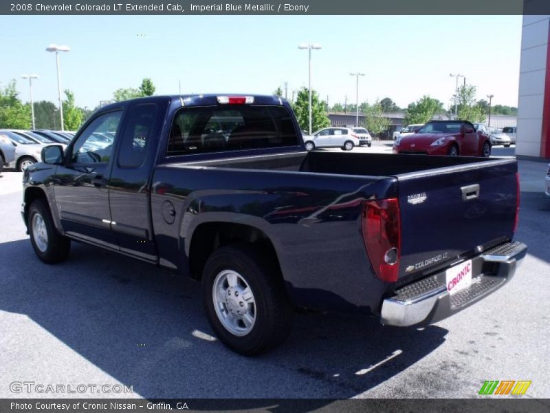 Imperial Blue Metallic / Ebony 2008 Chevrolet Colorado LT Extended Cab