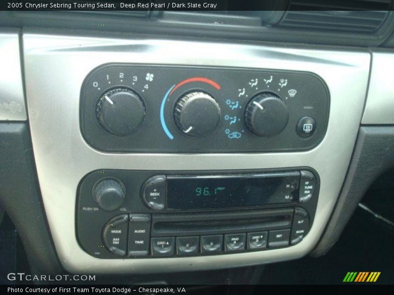 Deep Red Pearl / Dark Slate Gray 2005 Chrysler Sebring Touring Sedan