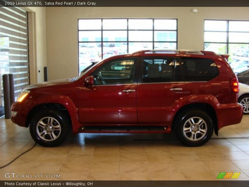 Salsa Red Pearl / Dark Gray 2009 Lexus GX 470