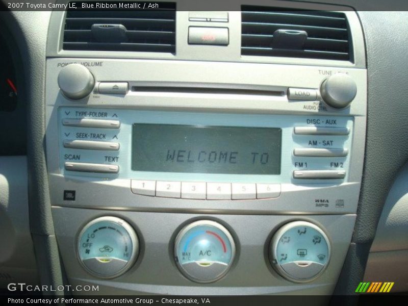 Blue Ribbon Metallic / Ash 2007 Toyota Camry LE
