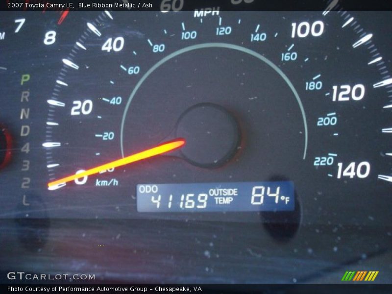 Blue Ribbon Metallic / Ash 2007 Toyota Camry LE