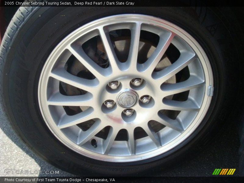 Deep Red Pearl / Dark Slate Gray 2005 Chrysler Sebring Touring Sedan