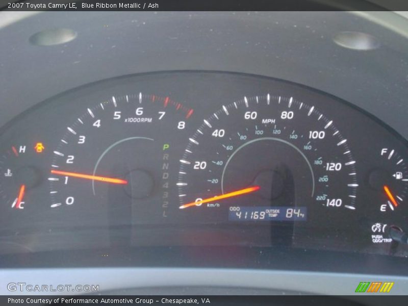Blue Ribbon Metallic / Ash 2007 Toyota Camry LE