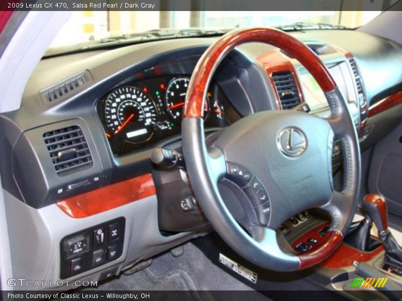 Salsa Red Pearl / Dark Gray 2009 Lexus GX 470