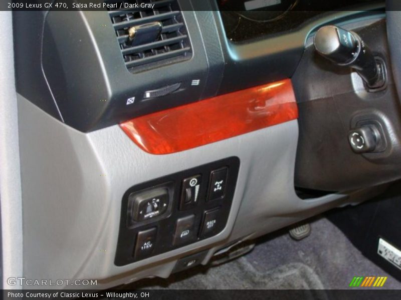 Salsa Red Pearl / Dark Gray 2009 Lexus GX 470