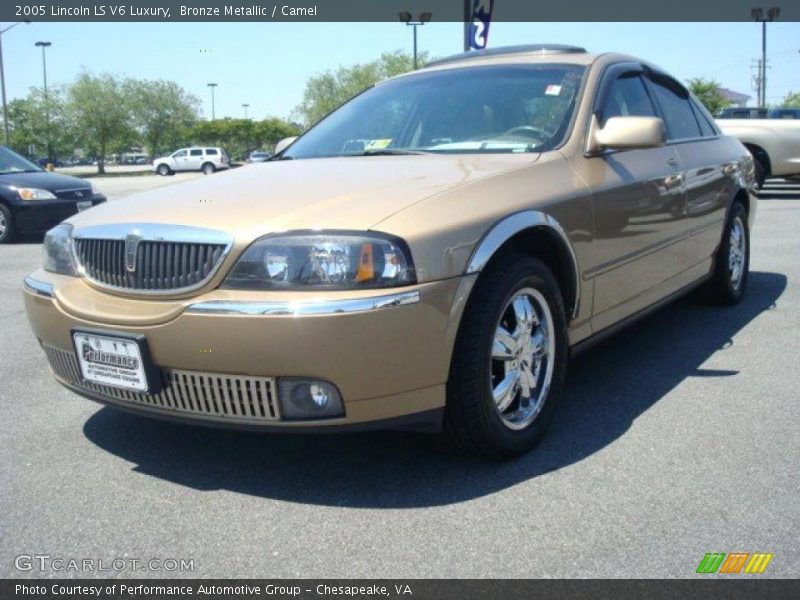 Bronze Metallic / Camel 2005 Lincoln LS V6 Luxury