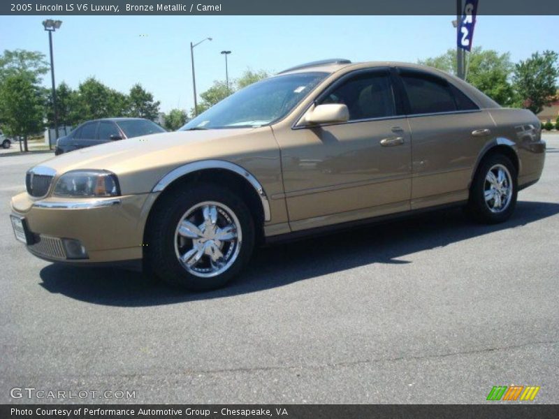 Bronze Metallic / Camel 2005 Lincoln LS V6 Luxury