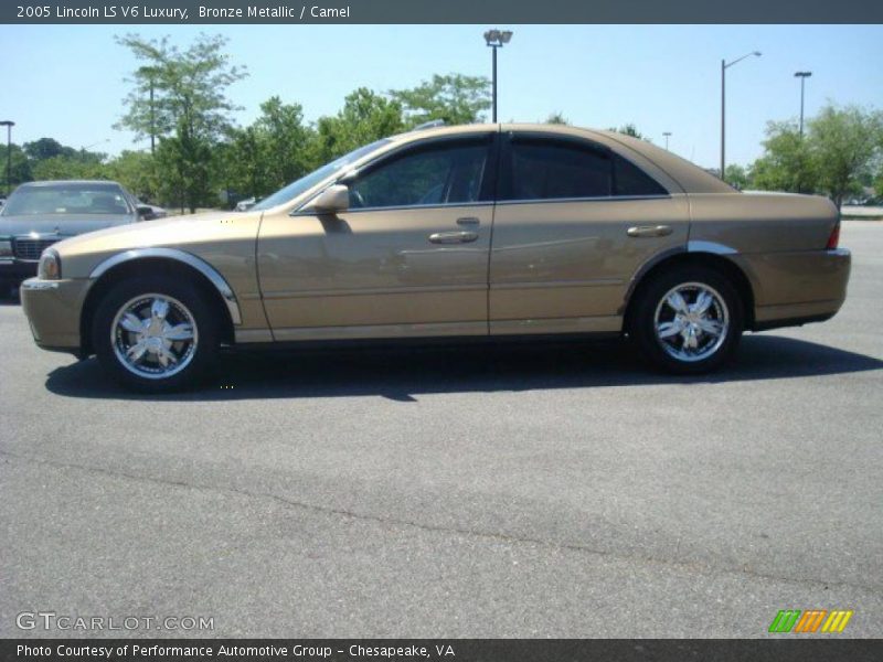Bronze Metallic / Camel 2005 Lincoln LS V6 Luxury