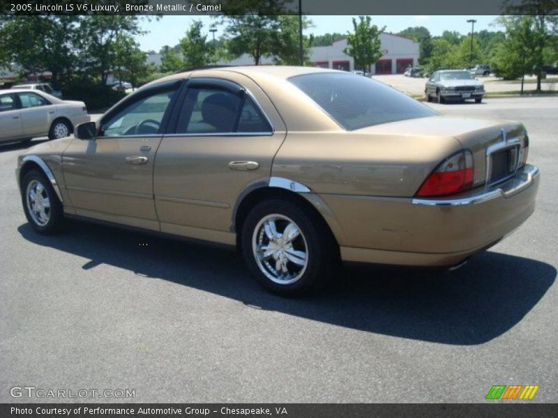 Bronze Metallic / Camel 2005 Lincoln LS V6 Luxury