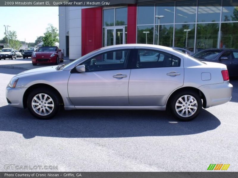 Quick Silver Pearl / Medium Gray 2009 Mitsubishi Galant ES