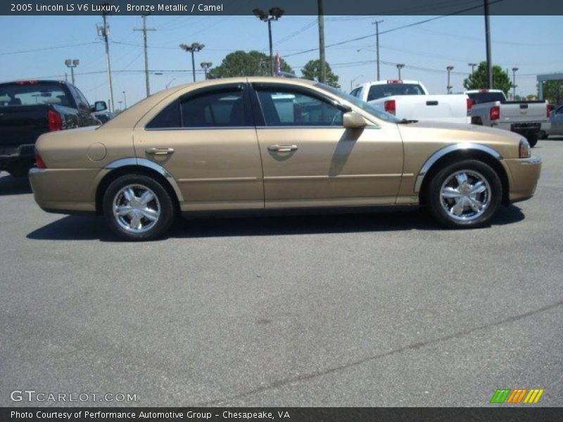 Bronze Metallic / Camel 2005 Lincoln LS V6 Luxury
