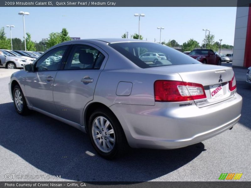 Quick Silver Pearl / Medium Gray 2009 Mitsubishi Galant ES