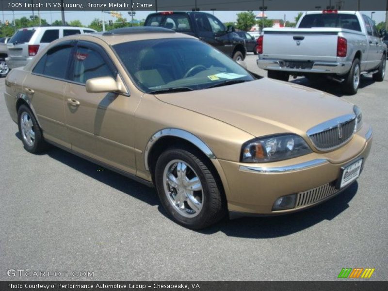 Bronze Metallic / Camel 2005 Lincoln LS V6 Luxury