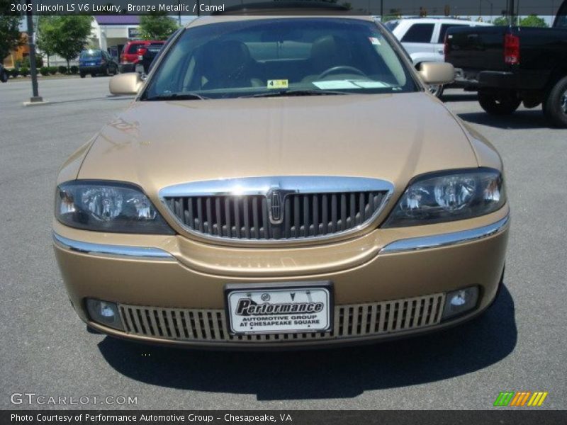 Bronze Metallic / Camel 2005 Lincoln LS V6 Luxury