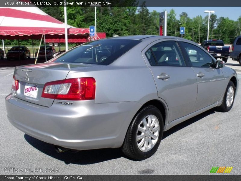Quick Silver Pearl / Medium Gray 2009 Mitsubishi Galant ES