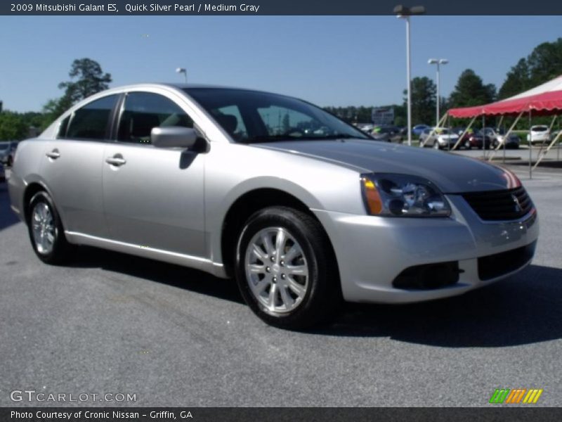 Quick Silver Pearl / Medium Gray 2009 Mitsubishi Galant ES