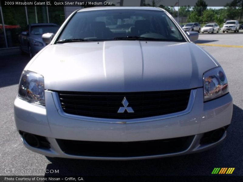 Quick Silver Pearl / Medium Gray 2009 Mitsubishi Galant ES