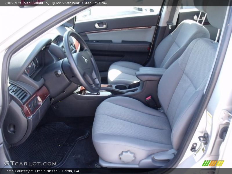 Quick Silver Pearl / Medium Gray 2009 Mitsubishi Galant ES