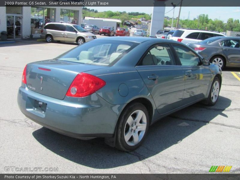 Silver Green Metallic / Light Taupe 2009 Pontiac G6 Sedan