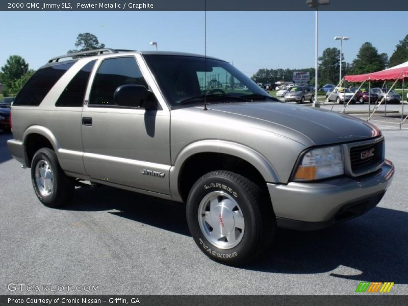Pewter Metallic / Graphite 2000 GMC Jimmy SLS