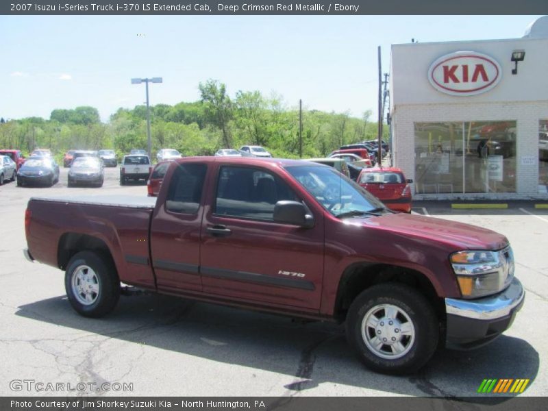 Deep Crimson Red Metallic / Ebony 2007 Isuzu i-Series Truck i-370 LS Extended Cab
